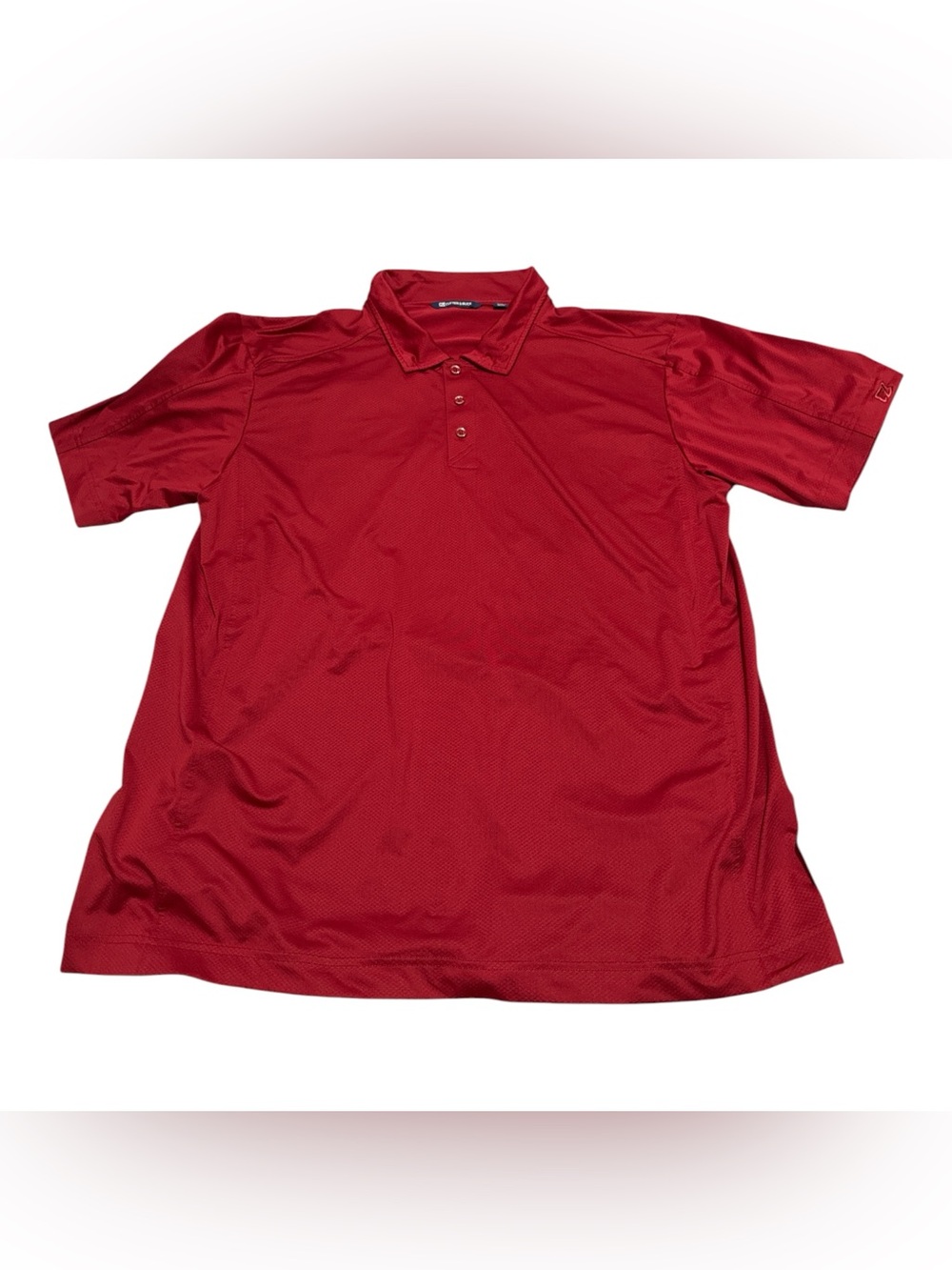 Cutter & Buck Men's Red Performance Polo